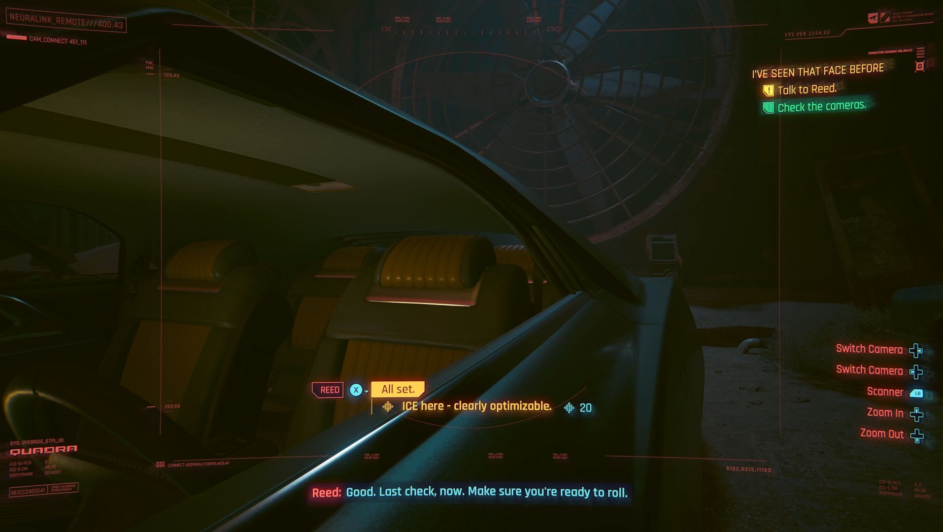 Cyberpunk 2077 Phantom Liberty Screenshot Of Inside Of Car That V Is In Control Of