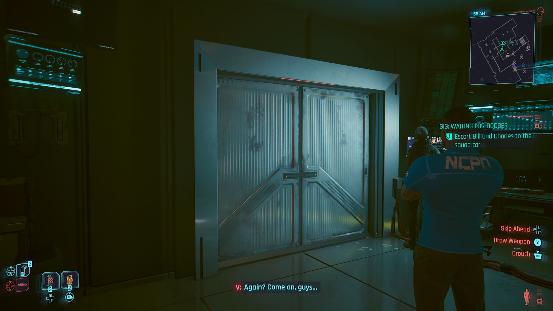 Cyberpunk 2077 Phantom Liberty Screenshot Of Metal Double Door