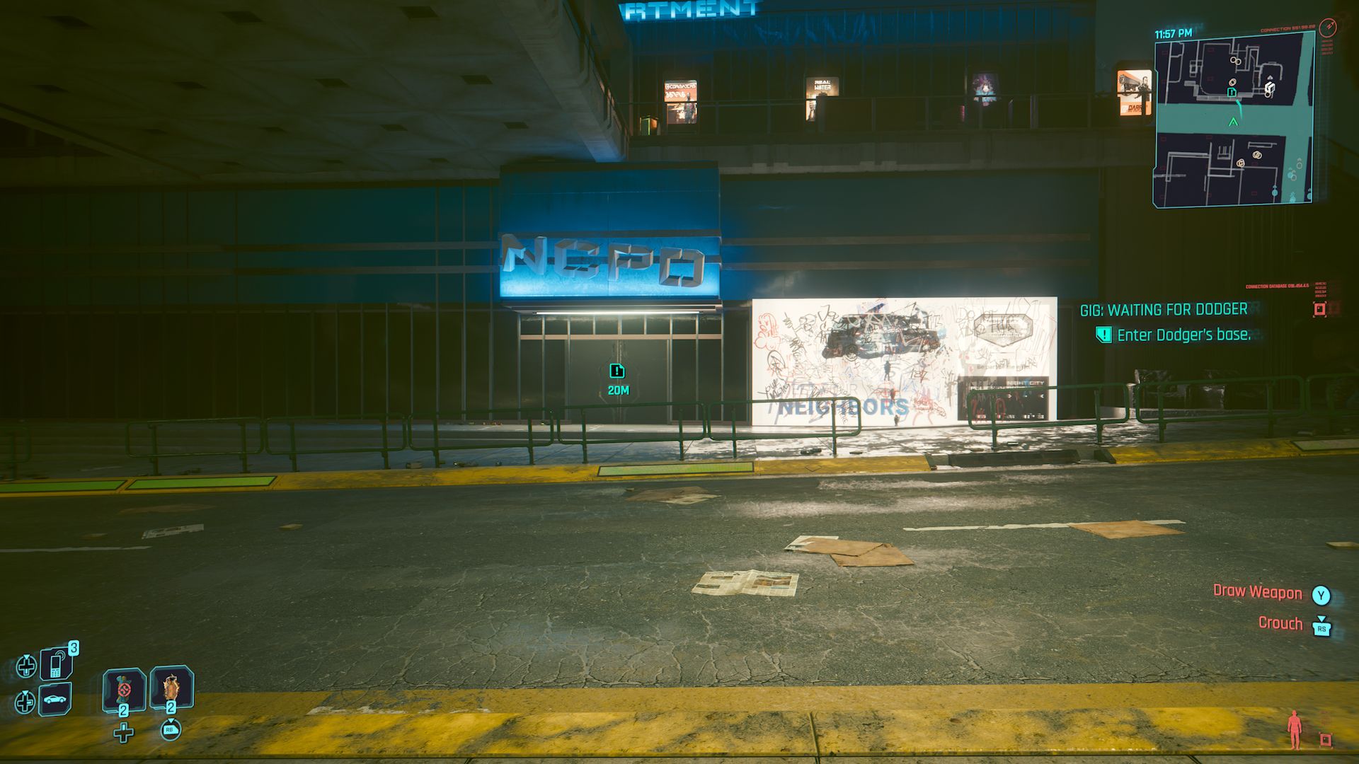 Cyberpunk 2077 Phantom Liberty Screenshot Of NCPD Entrance