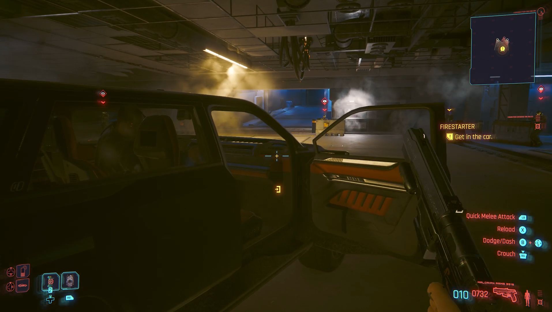 Cyberpunk 2077 Phantom Liberty Screenshot Of Reed's Car With Open Door