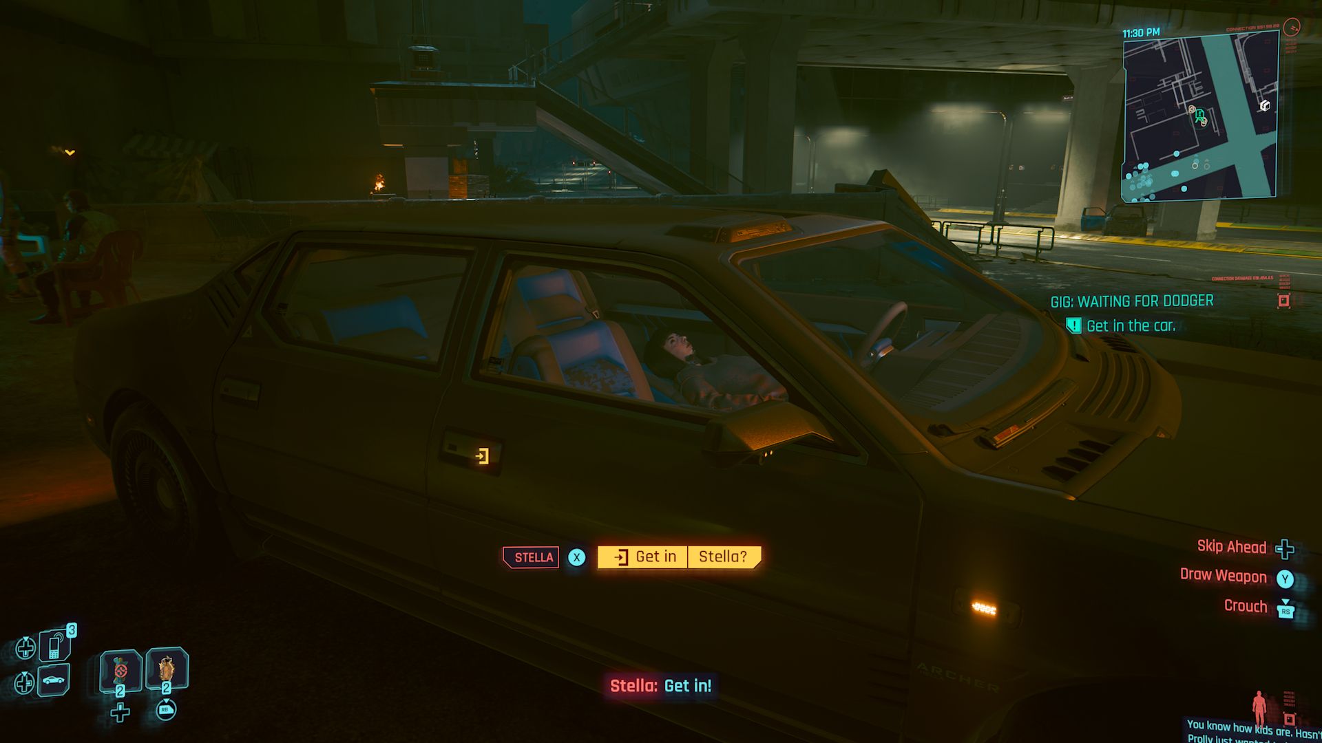 Cyberpunk 2077 Phantom Liberty Screenshot Of Stella Laid Down In Car