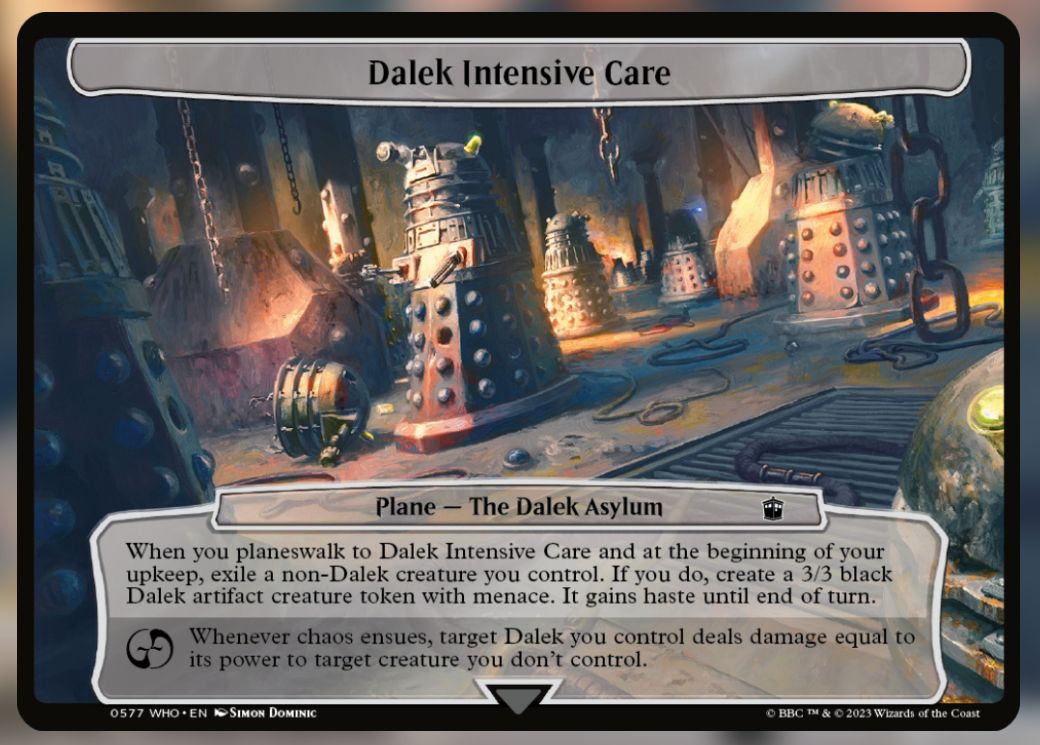 Dalek Intensive Care
