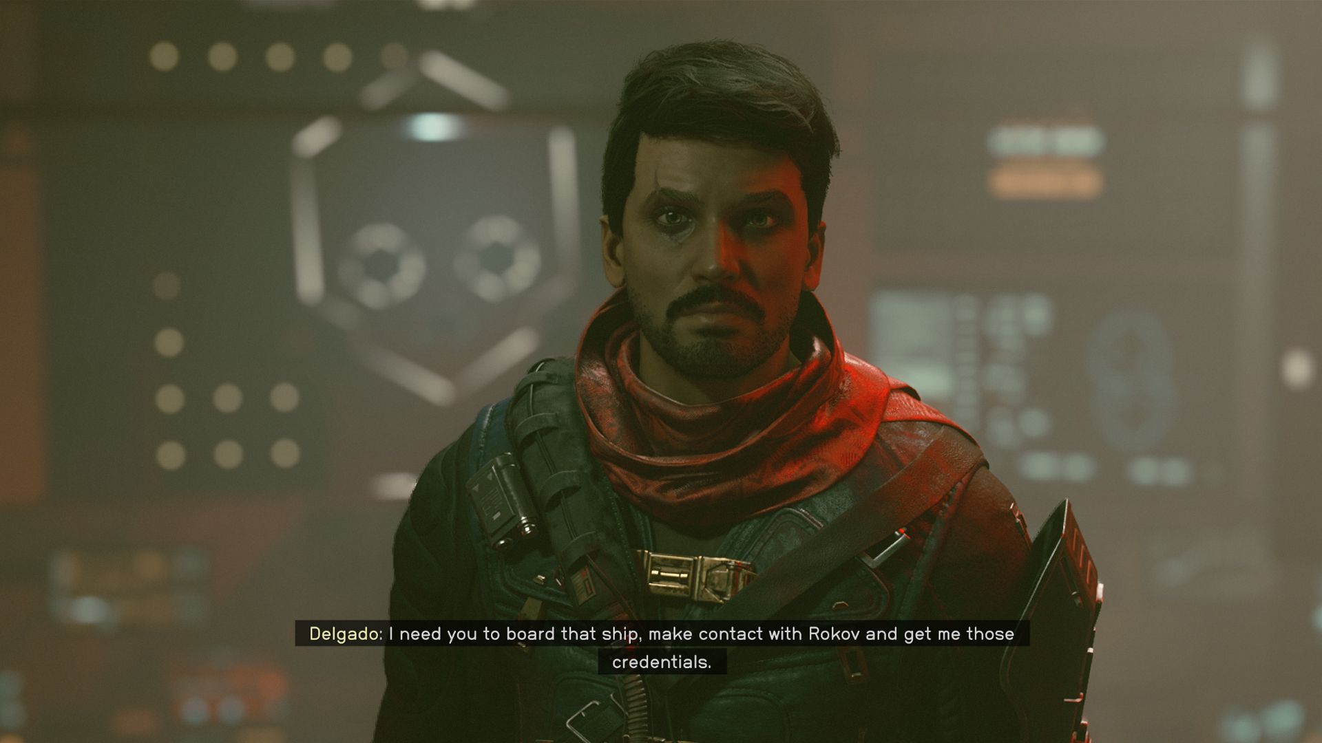 Delgado sends you to a Trident Starliner in Starfield