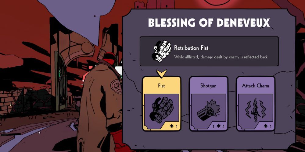 Hellboy In Menu For The Blessing Of Deneveux