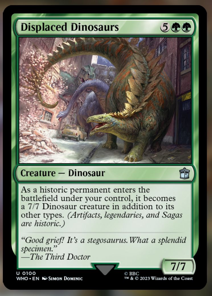 Displaced Dinosaurs