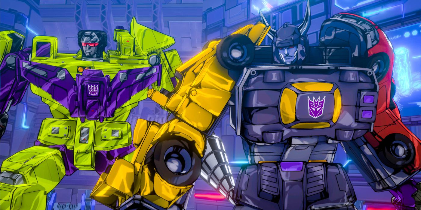 Decepticons Devastator and Menasor Talking