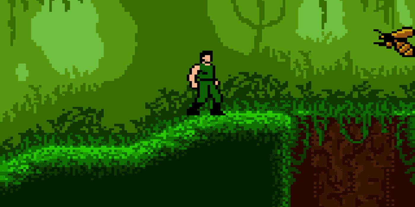 Image of Pixelated Player Character from Action Man: Search for Base X