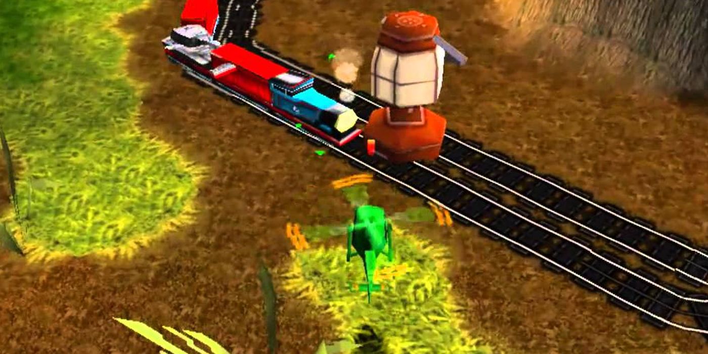 Army Air Helicopter Attacking Enemy Train