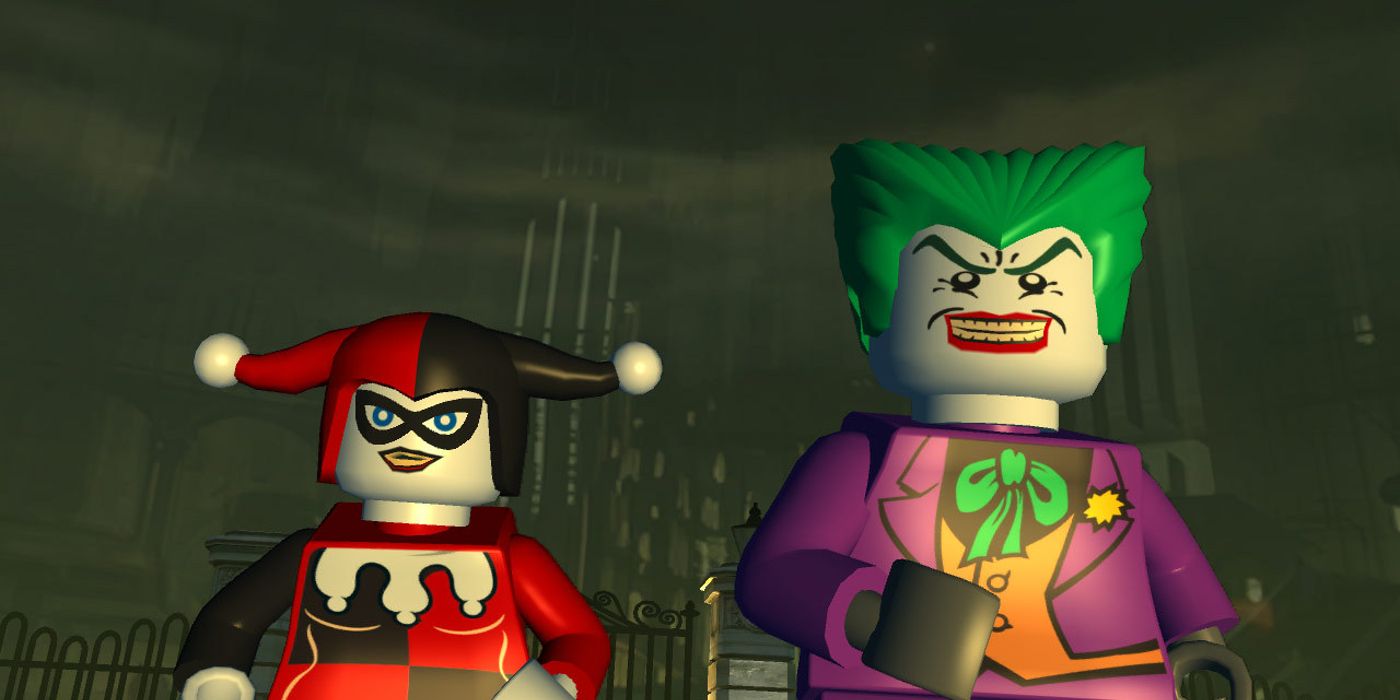 Lego Joker and Harley Quinn Walking Together
