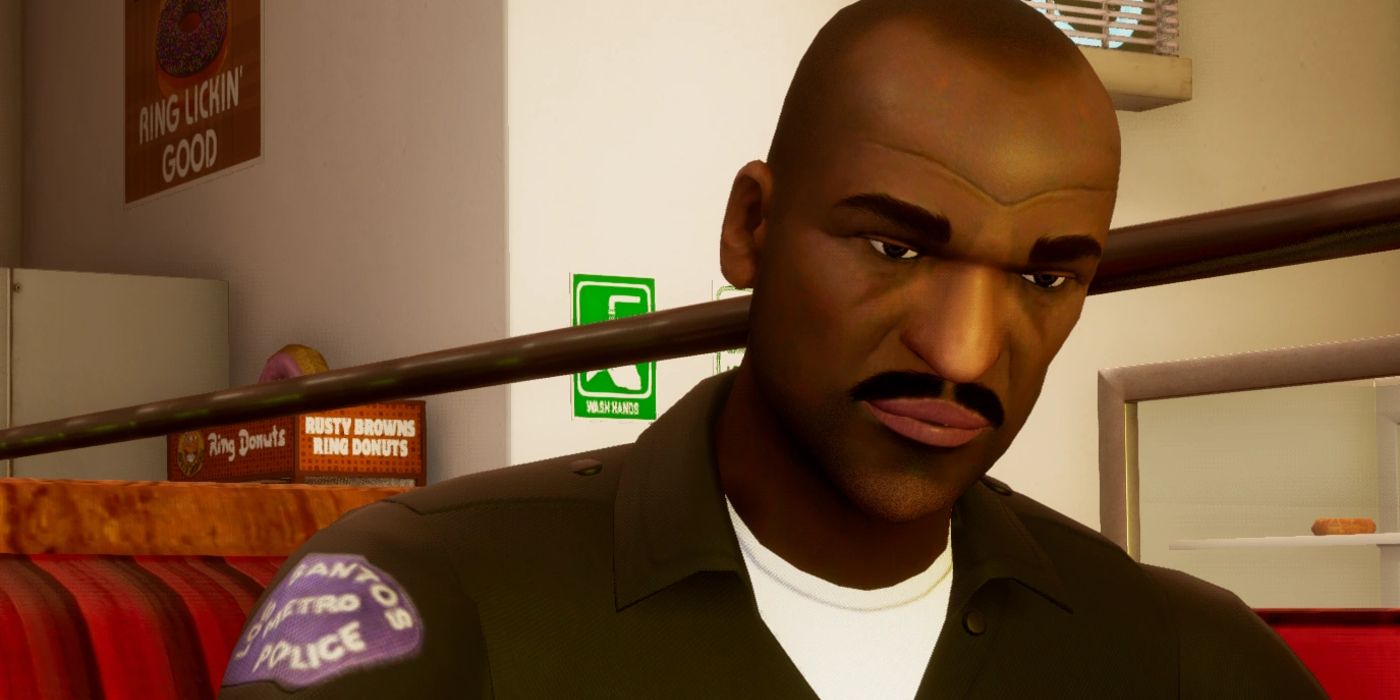 Image of Officer Tenpenny Sitting at Diner Booth