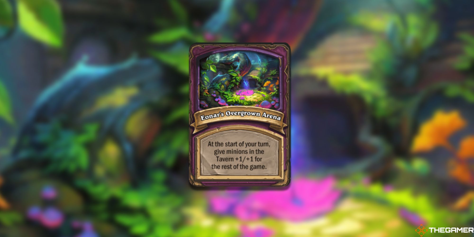 Eonar's Overgrown Arena Hearthstone Battlegrounds Anomaly