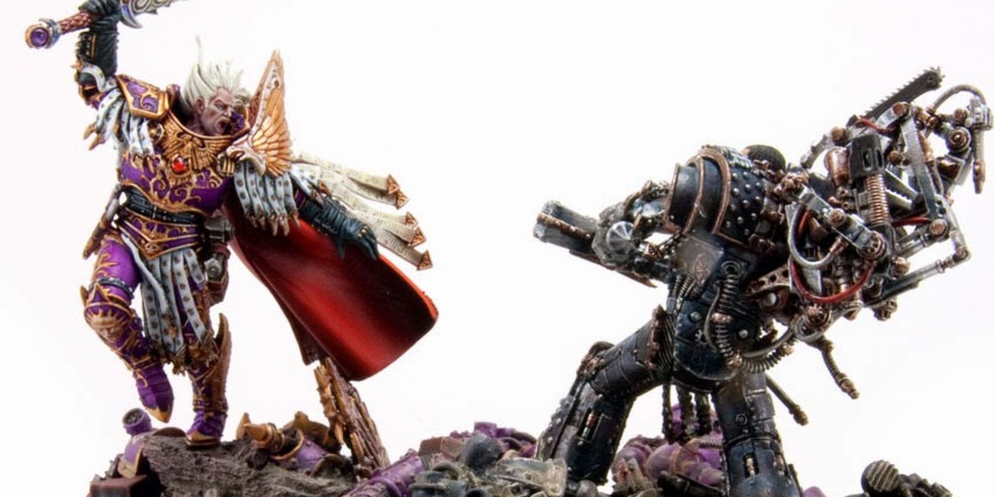 Warhammer 40,000: Ferrus Manus Fighting Fulgrim During The Drop Site Massacre