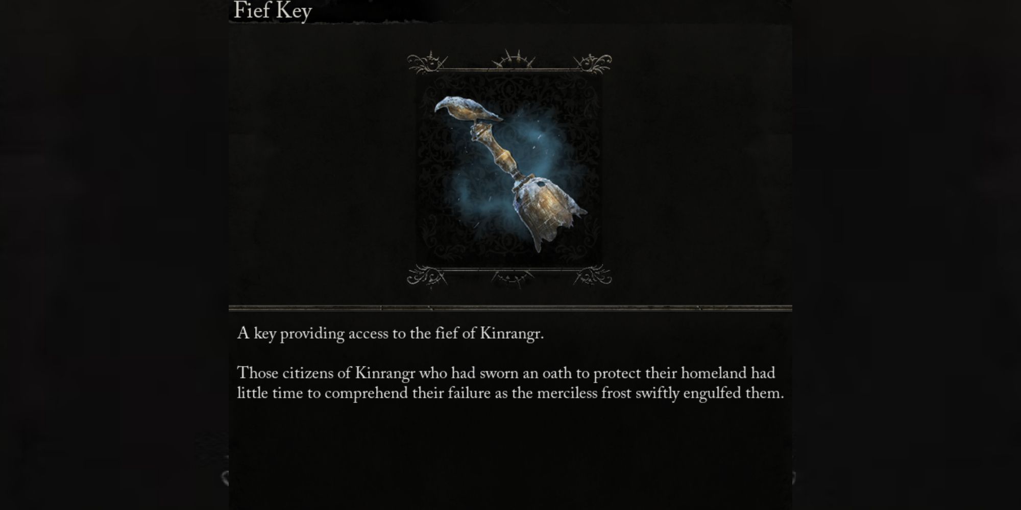 Fief Key description in Lords of the Fallen