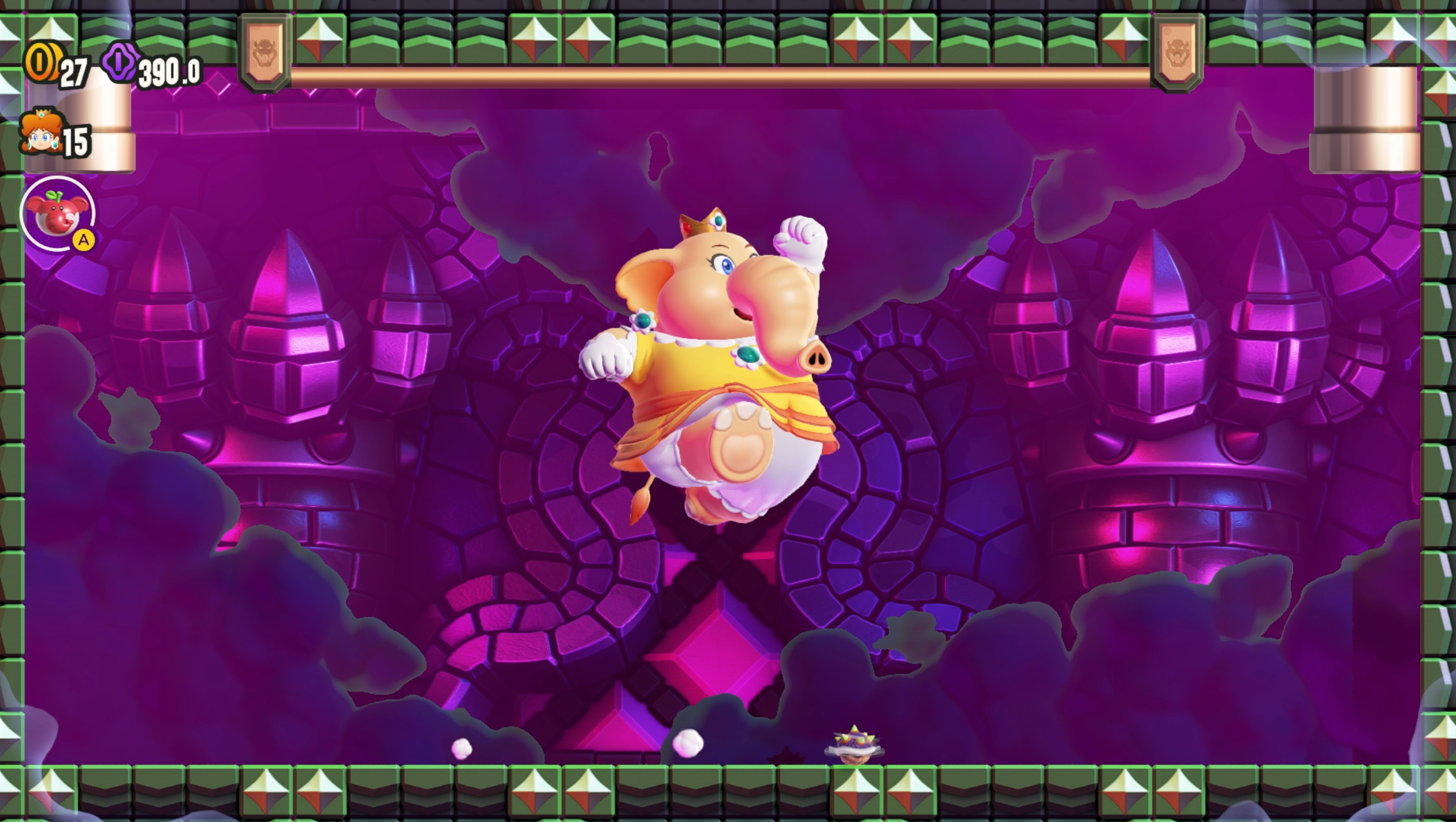 Super Mario Wonder Pipe Rock Plateau Boss Fight