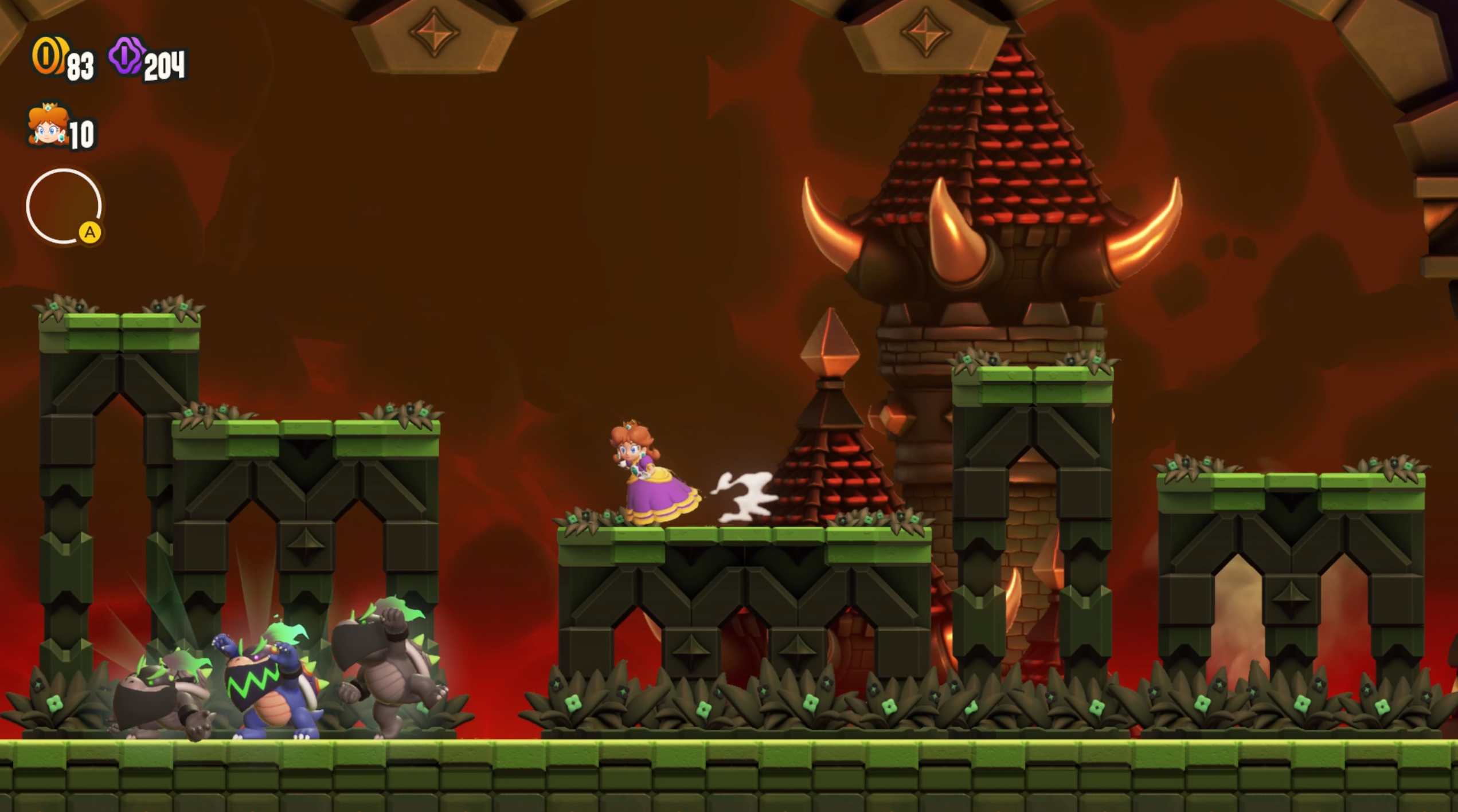 Deep Magma Palace Bowser Jr Boss Fight