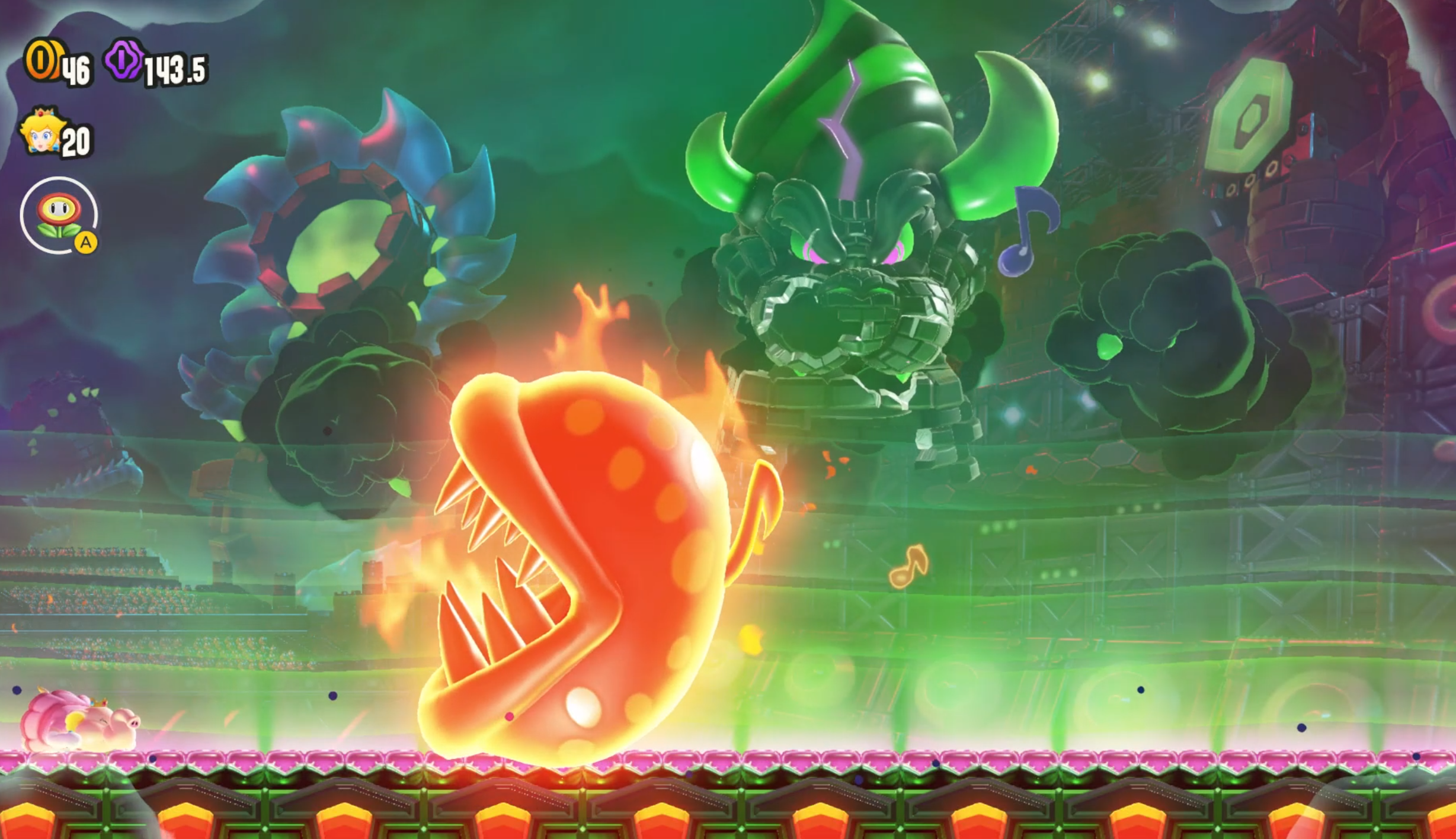Super Mario Bros Wonder Final Boss Second Stage