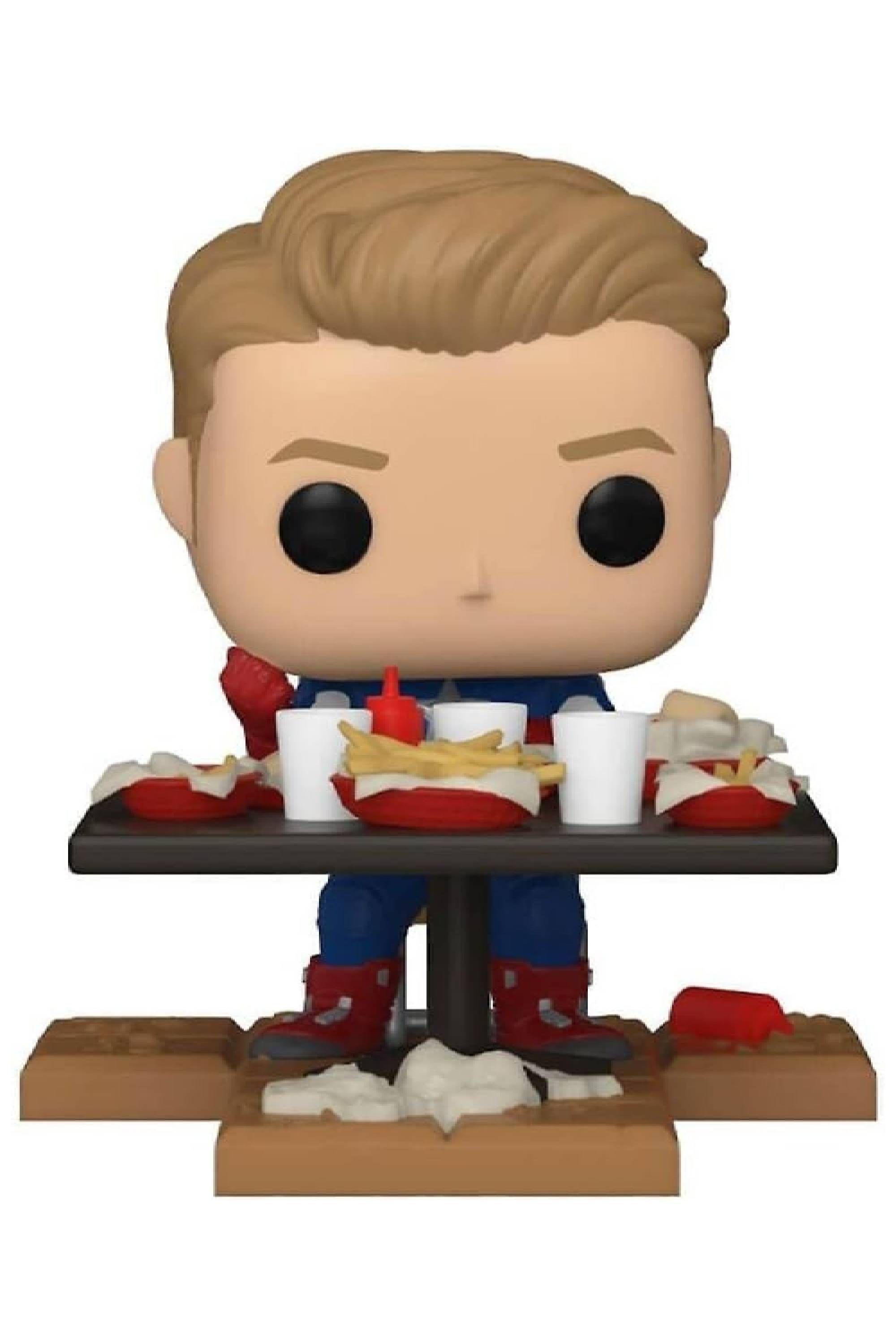 Funko Pop! Deluxe Marvel_ Avengers Victory Shawarma Series - Captain America