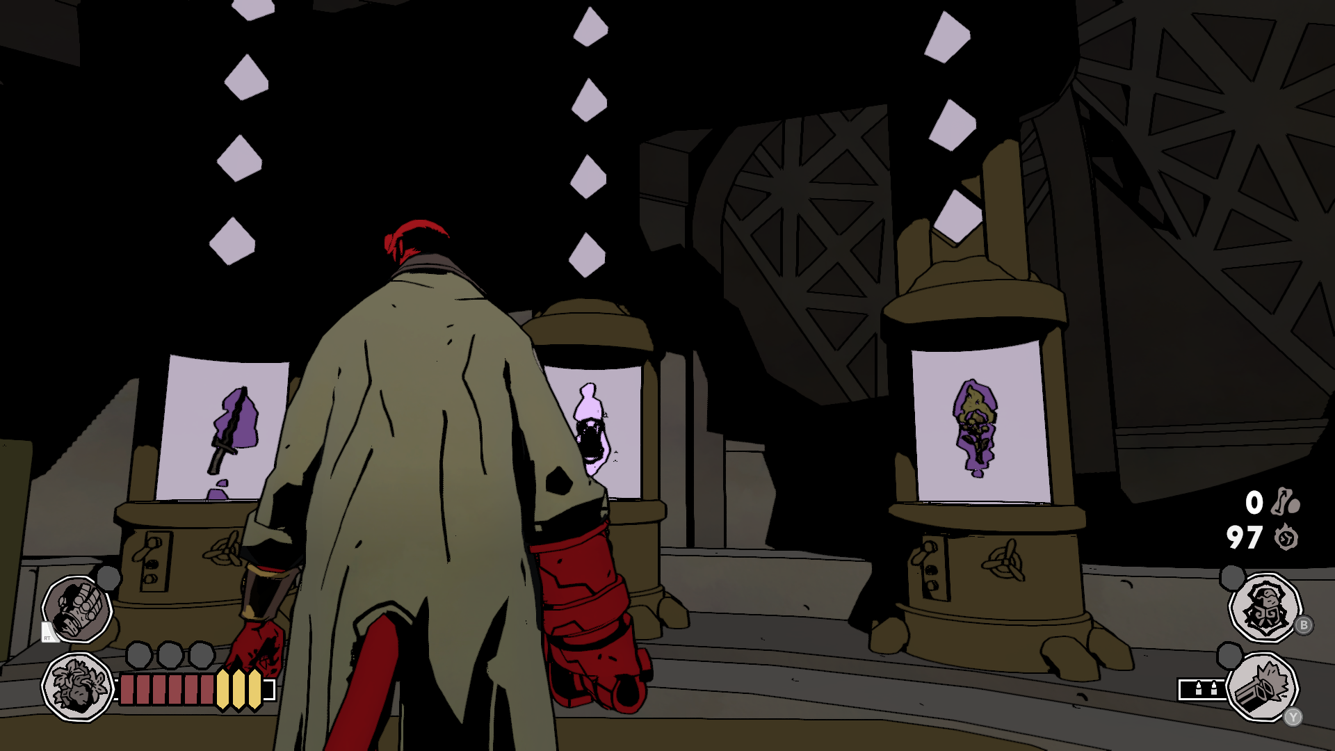 Every charm in Hellboy: Web of Wyrd.