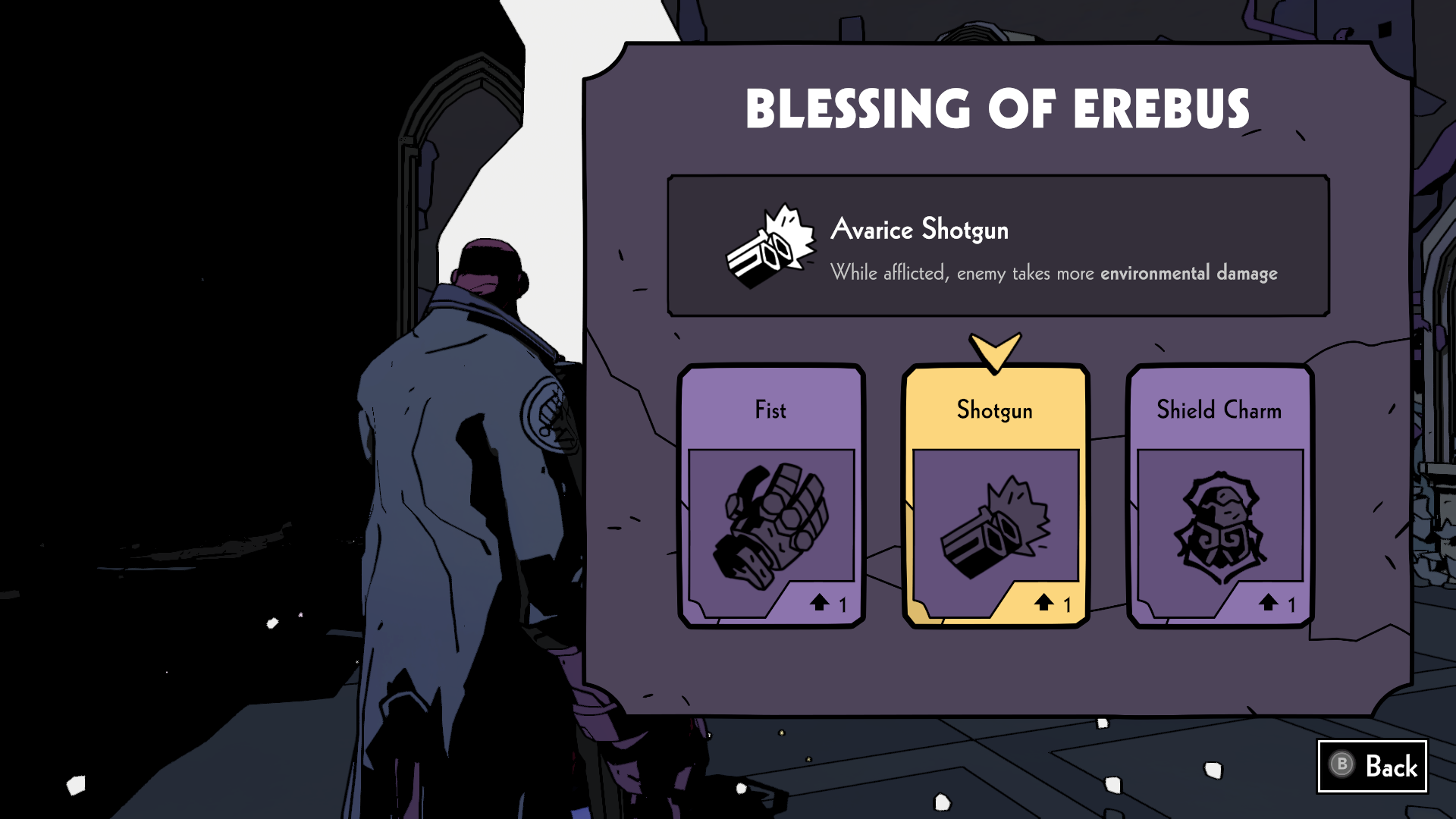 Hellboy In Menu For The Blessing Of Erebus