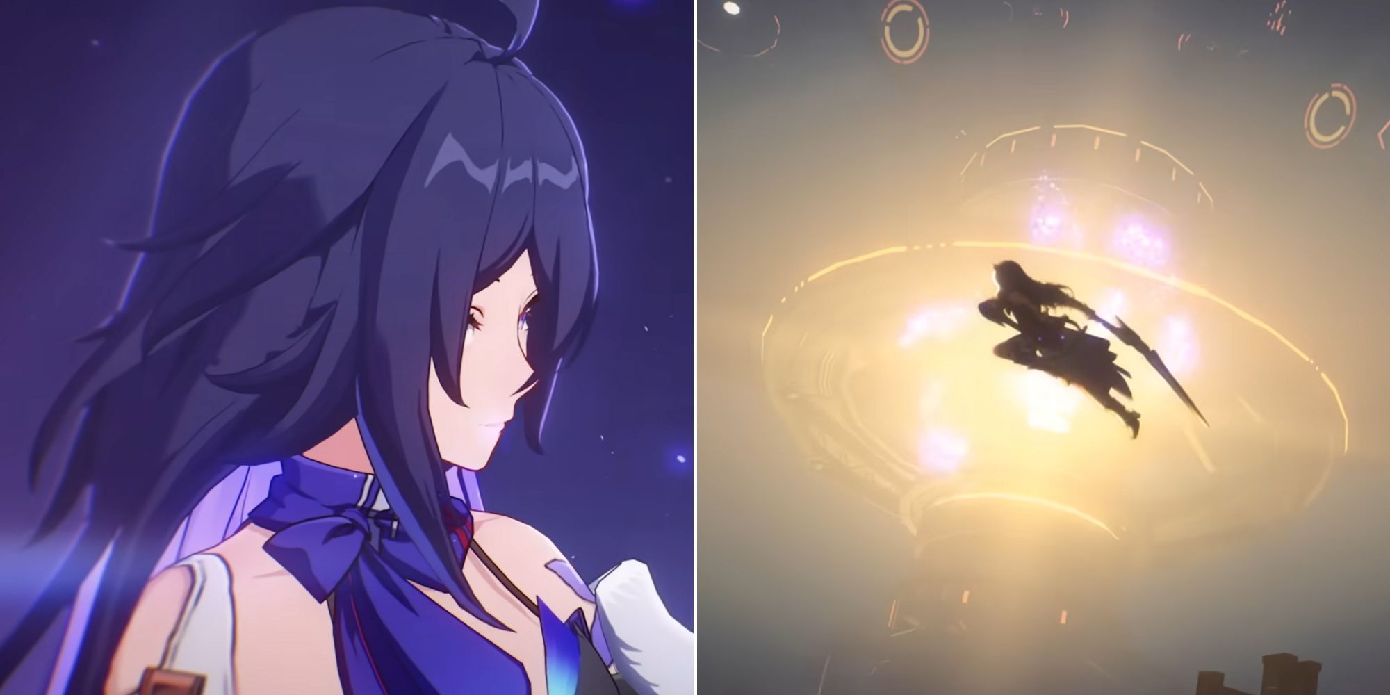 Honkai Star Rail Seele Looking To The Right And Shadow