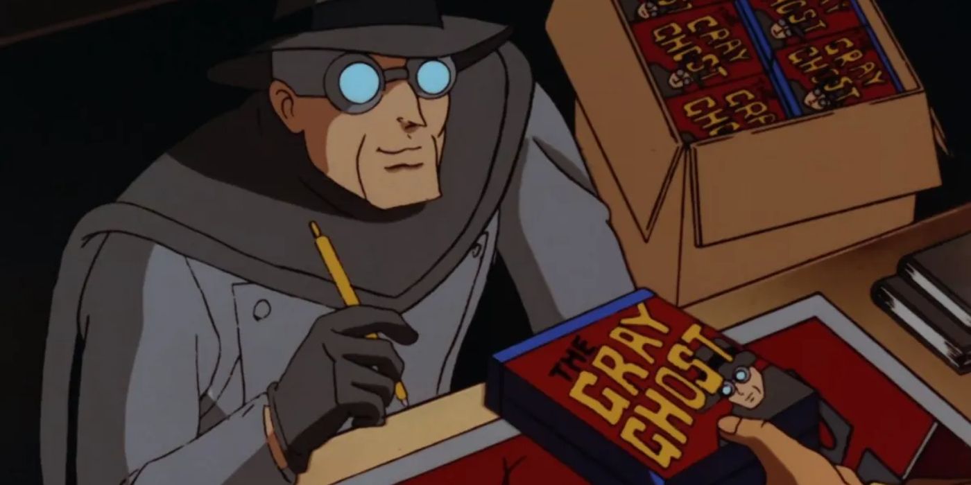 Simon Trent Signing Bruce Wayne's The Gray Ghost DVD
