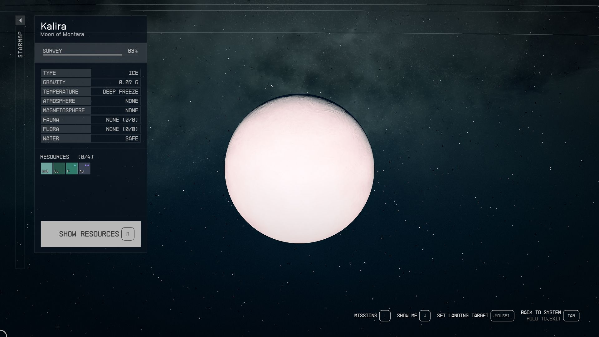 Kalira the Moon of Montara in Starfield