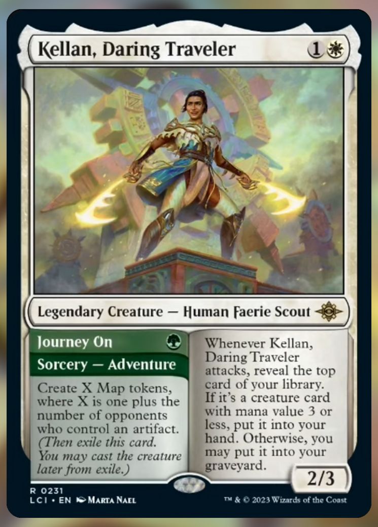 Kellan, Daring Traveler