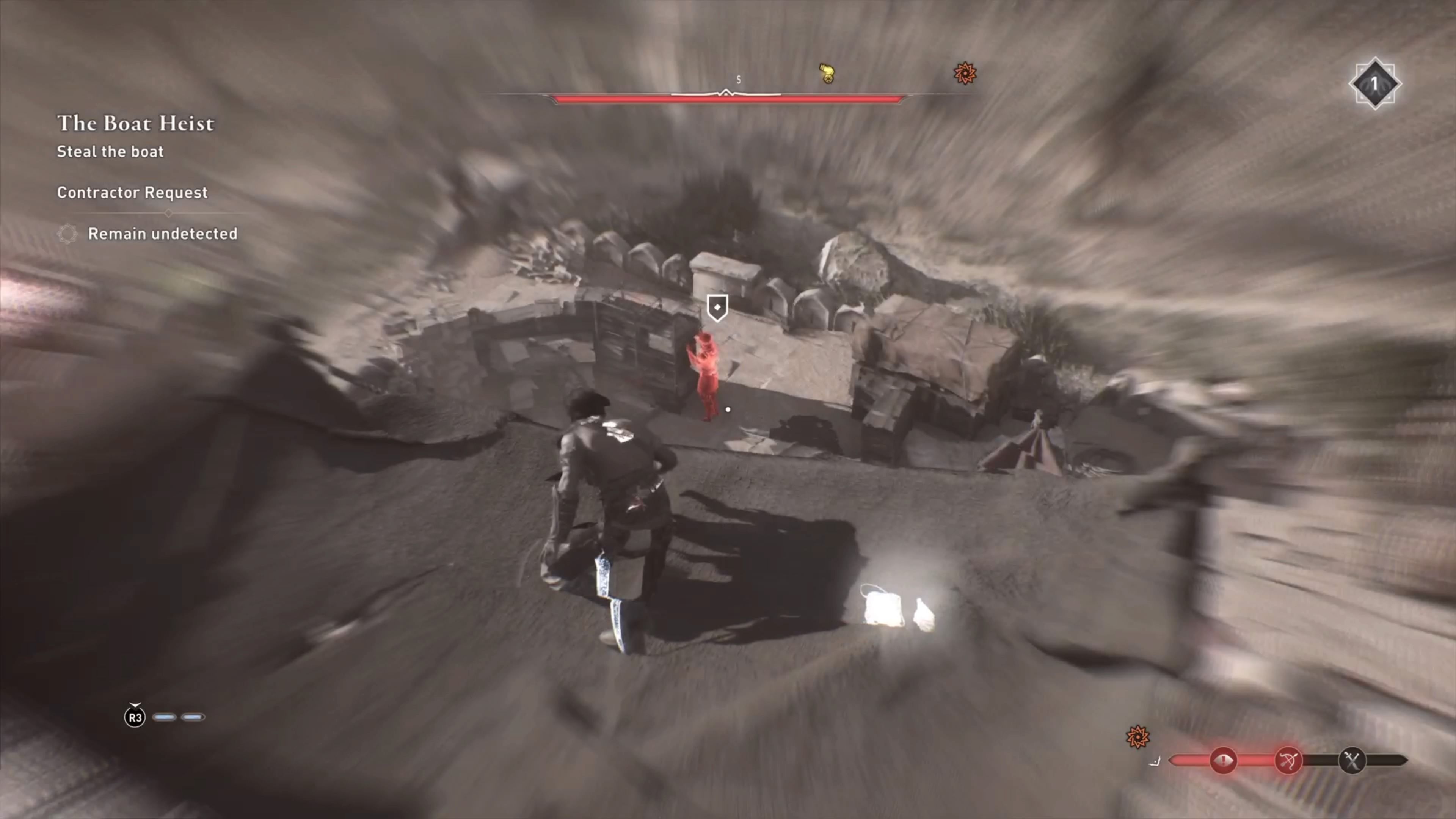 Basim is about to kill the last enemy in Assassin's Creed Mirage