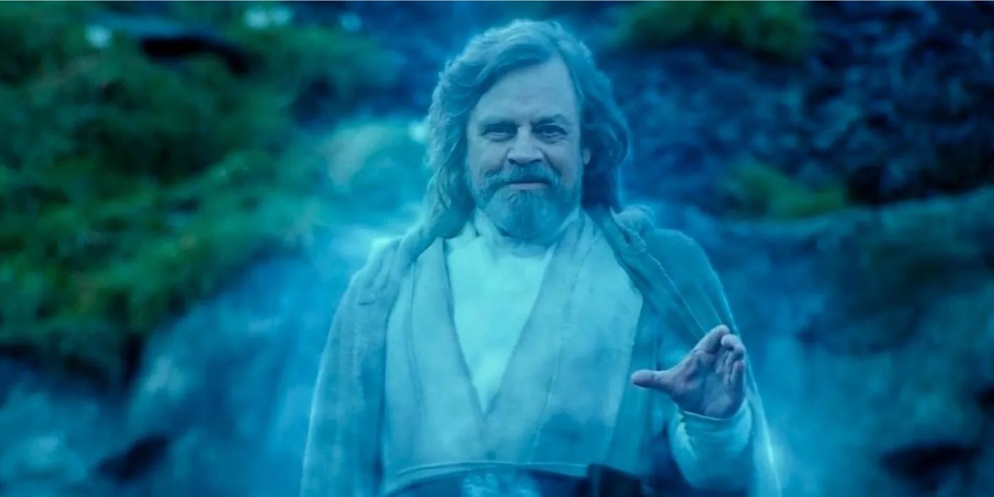 Luke Skywalker as a Force Ghost in Star Wars The Rise of Skywalker