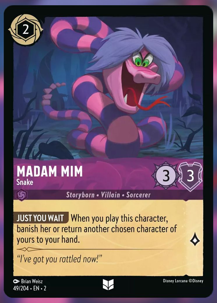 Madam Mim, Snake