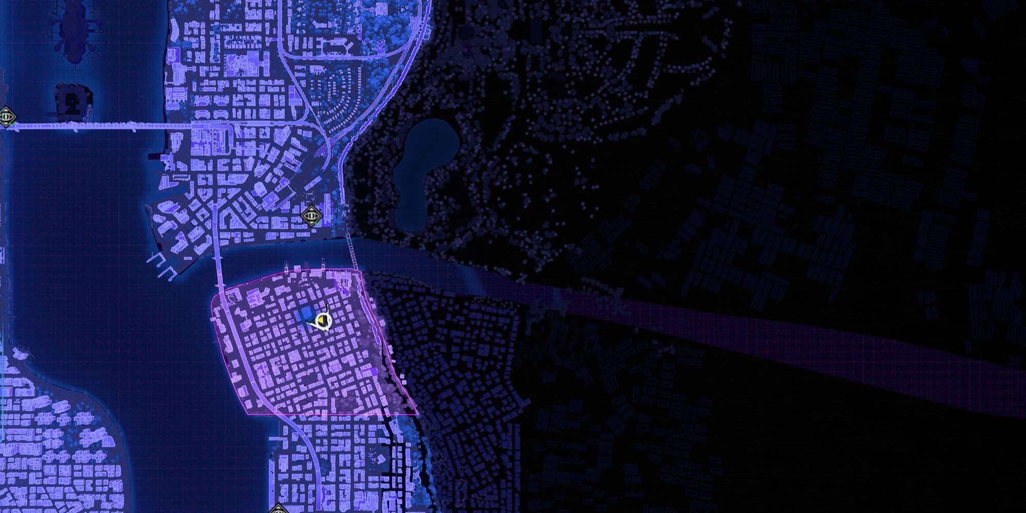 Marvel's Spider-Man 2 Map coordinates to the Little Odessa Church