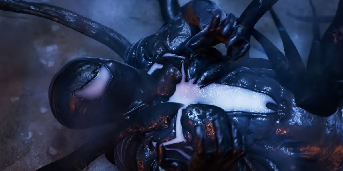 Miles corners Peter in Spider-Man 2