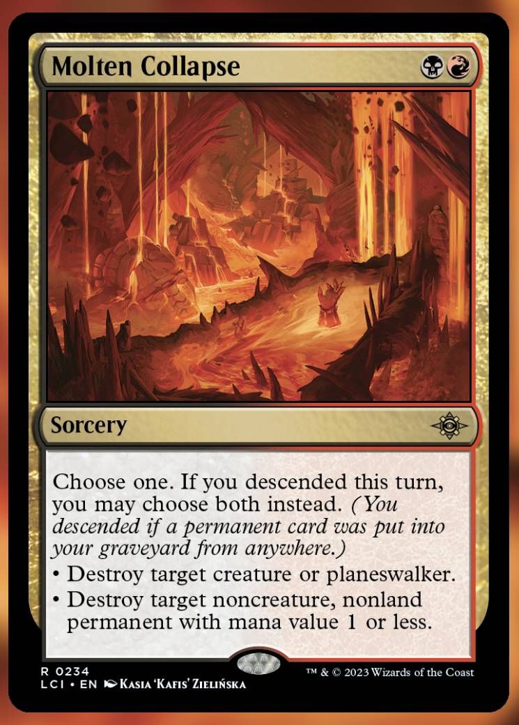 Molten Collapse