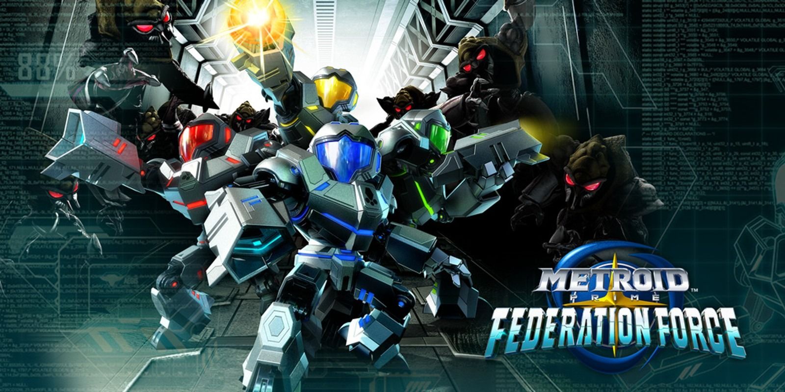 Metroid Prime Federation Force - Galactic Federation Marines prepare for battle