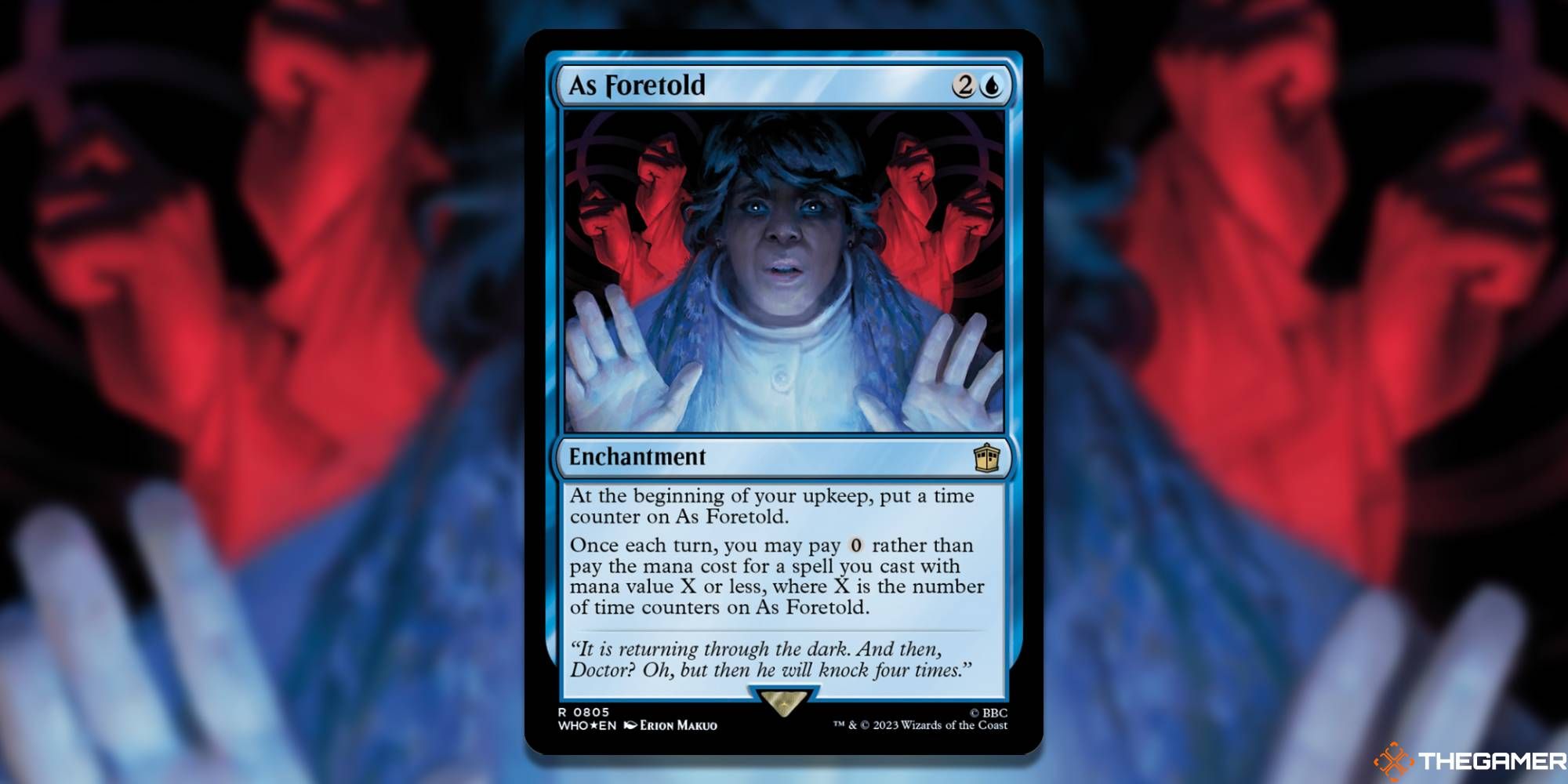 MTG As Foretold card and art background