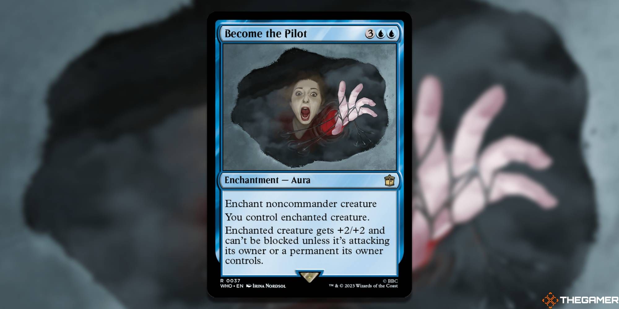 MTG Become The Pilot card and art background