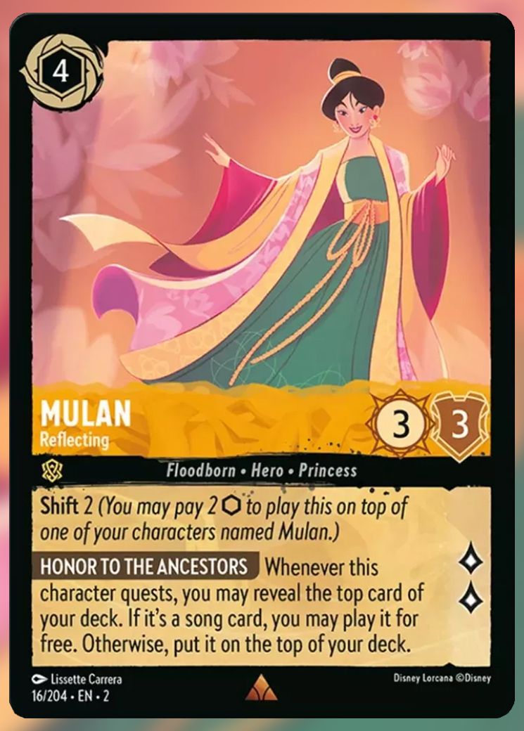 Mulan, Reflecting