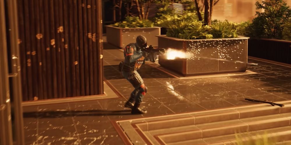 Nader Firing Weapon At Player Out Of Frame in Payday 3