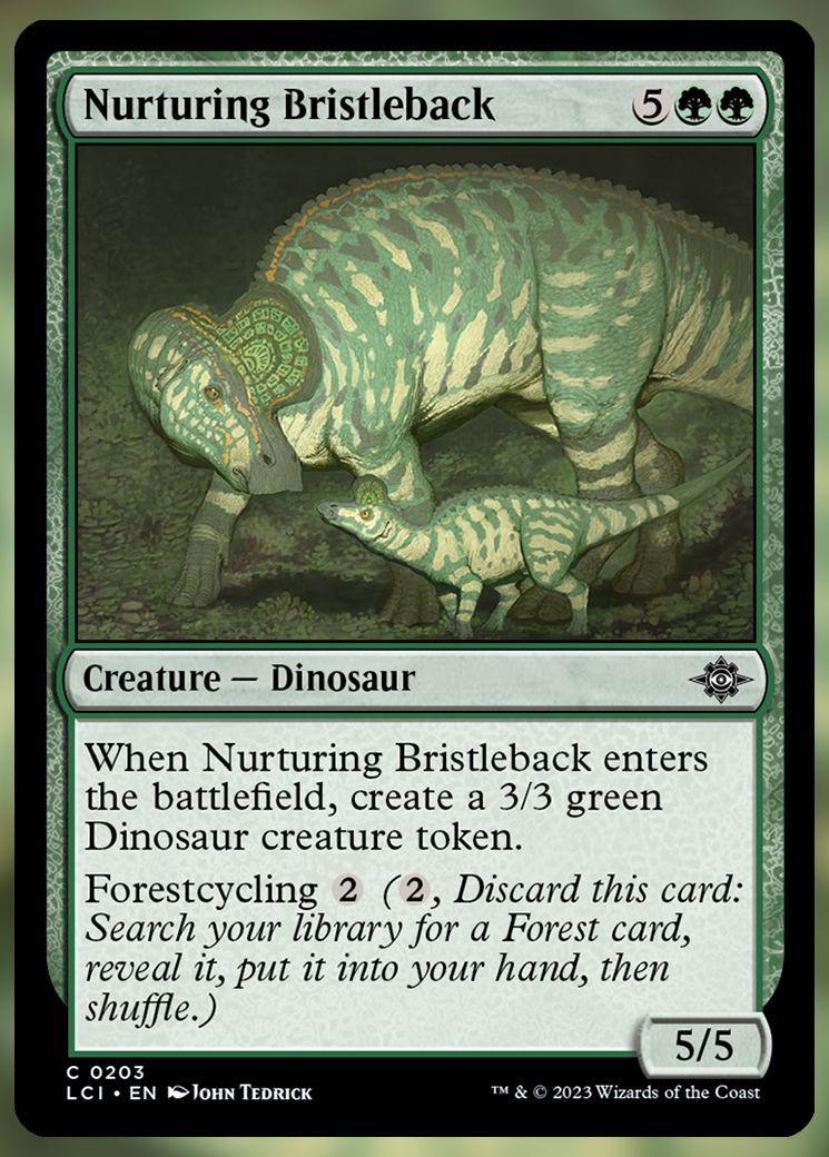 Nurturing Bristleback
