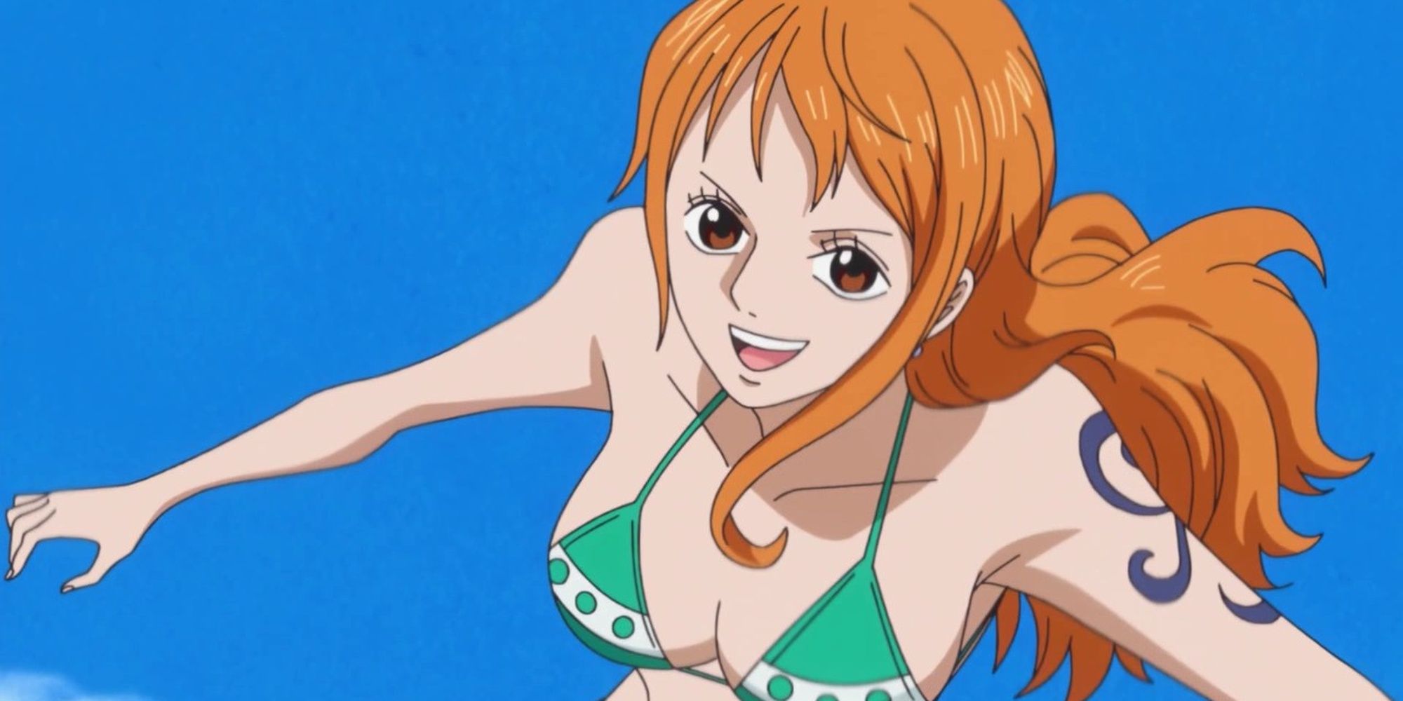 still of nami from one piece opening