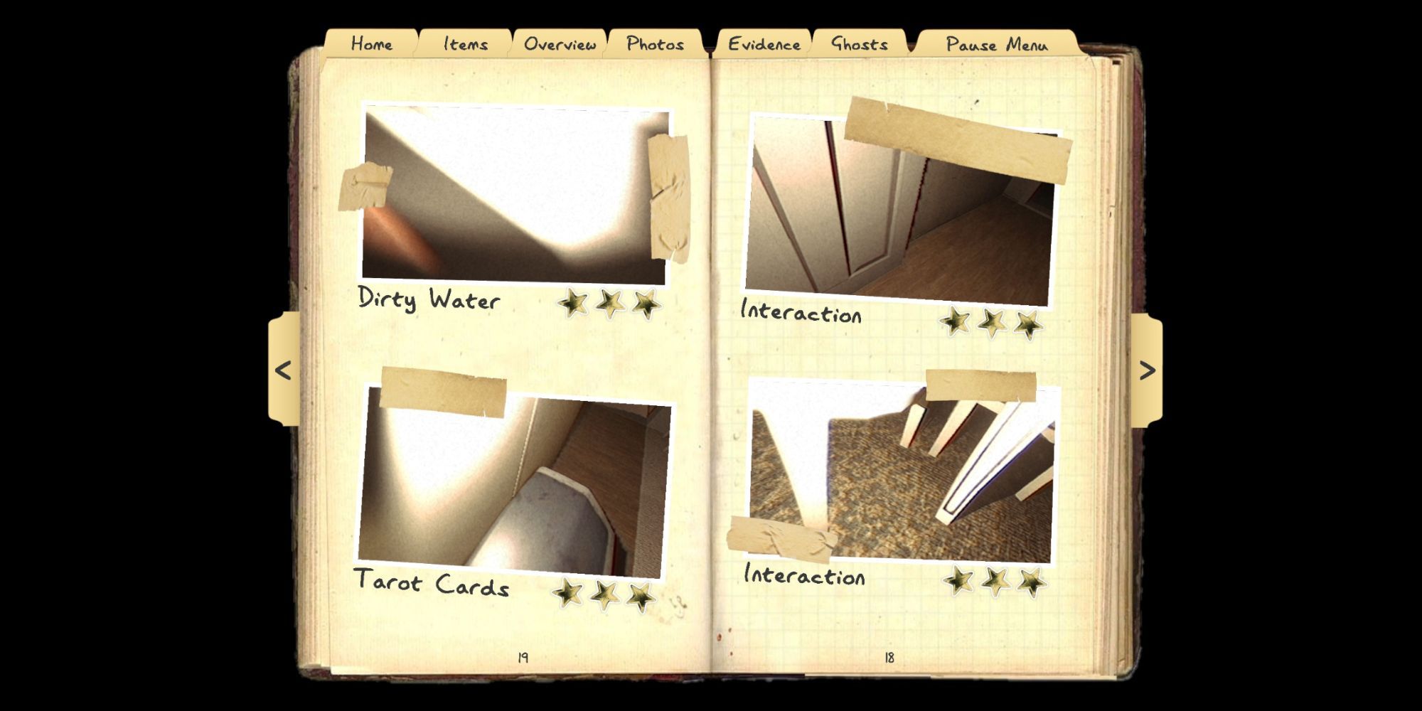 Phasmophobia perfect photos page in journal