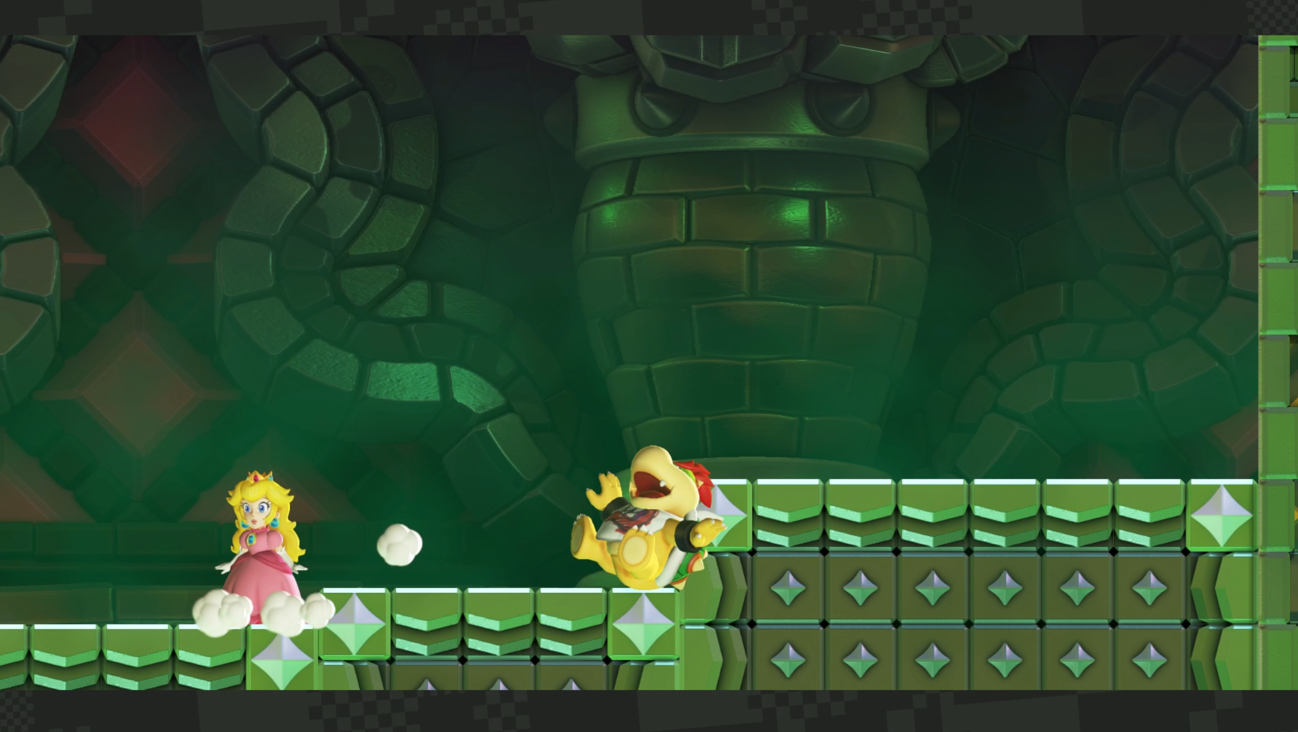Super Mario Wonder Fluff Puff Peaks Boss Battle