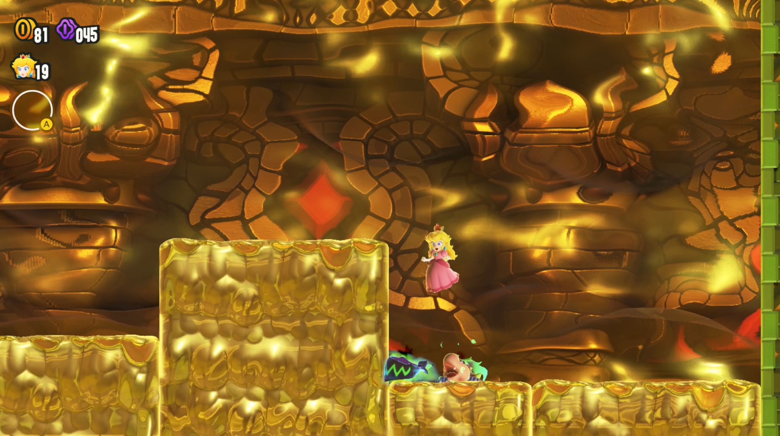 Super Mario Wonder Fluff Puff Peaks Boss Battle