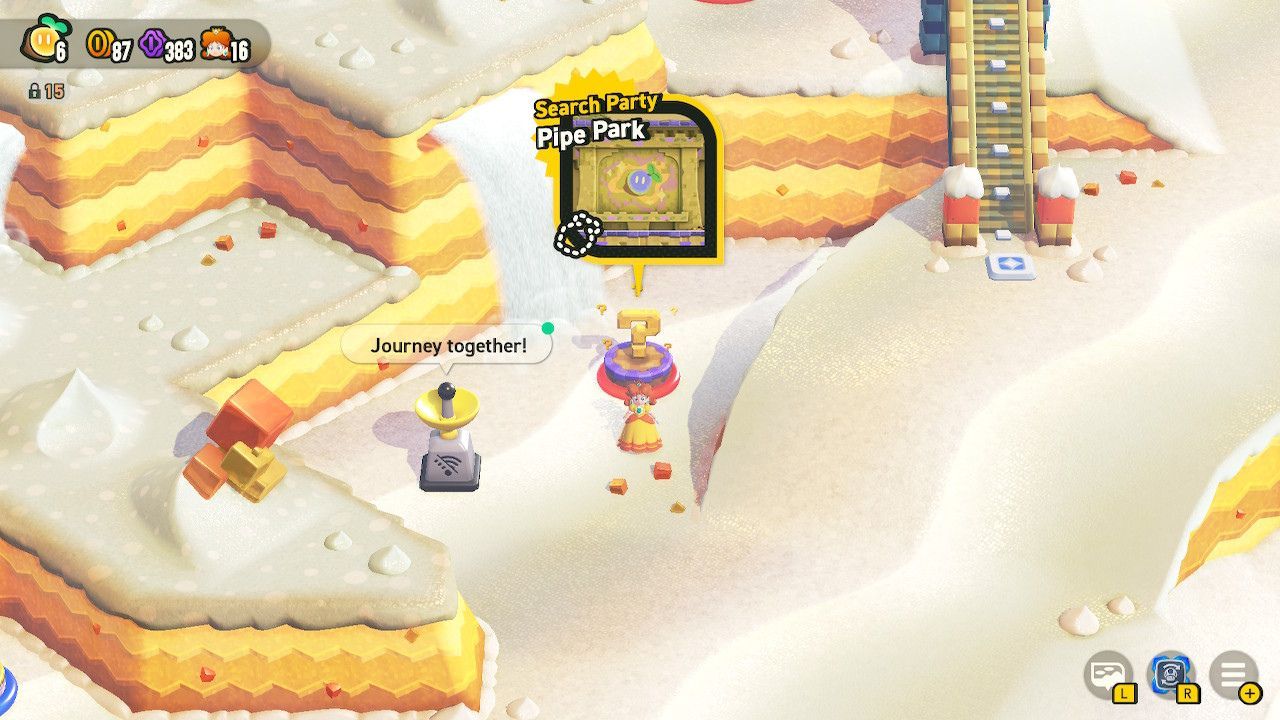 The Pipe Park Level right next to Professor Connect at the Sunbaked Desert's entrance.
