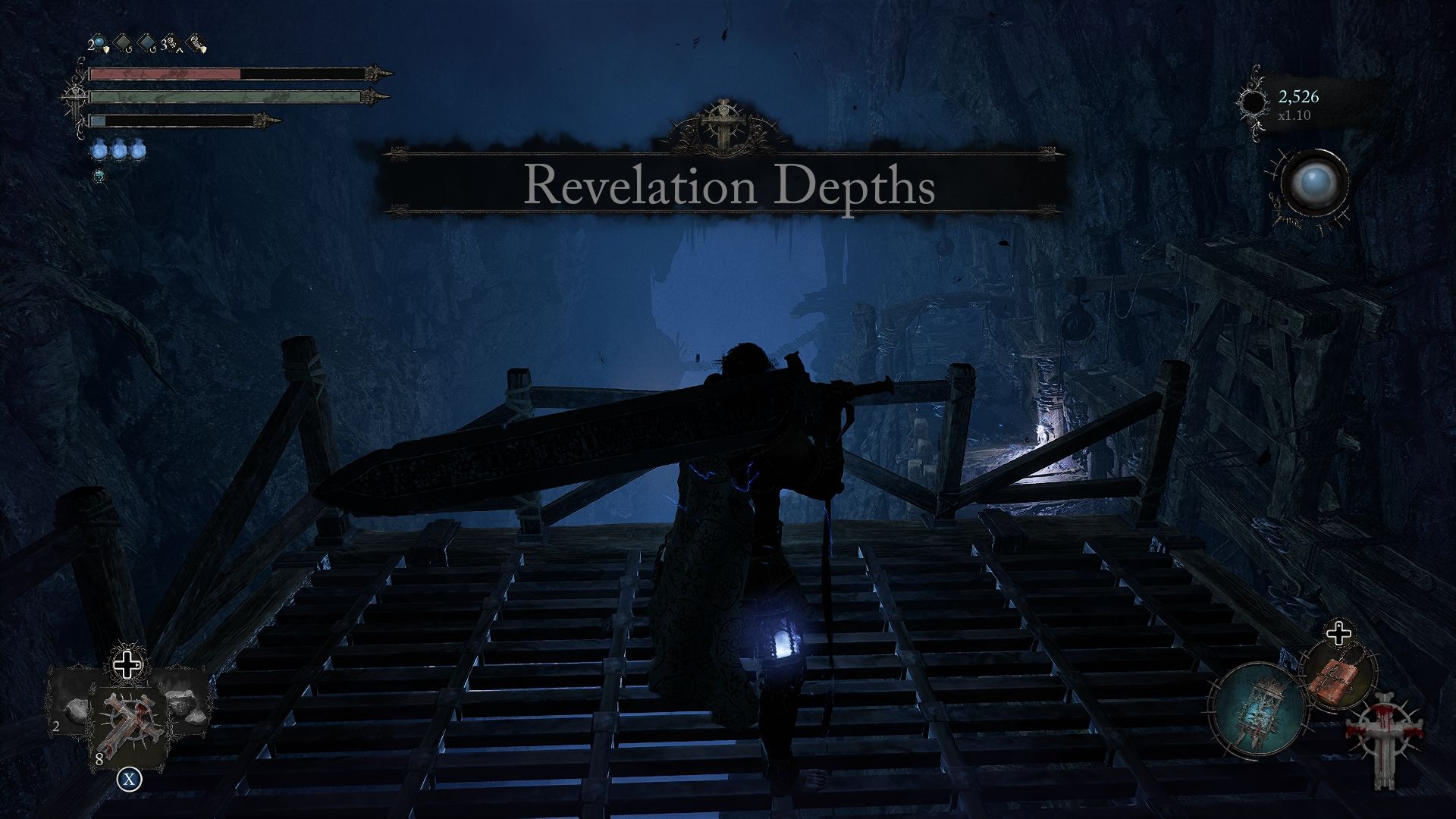 Player at Revelation Depths Lords of the Fallen