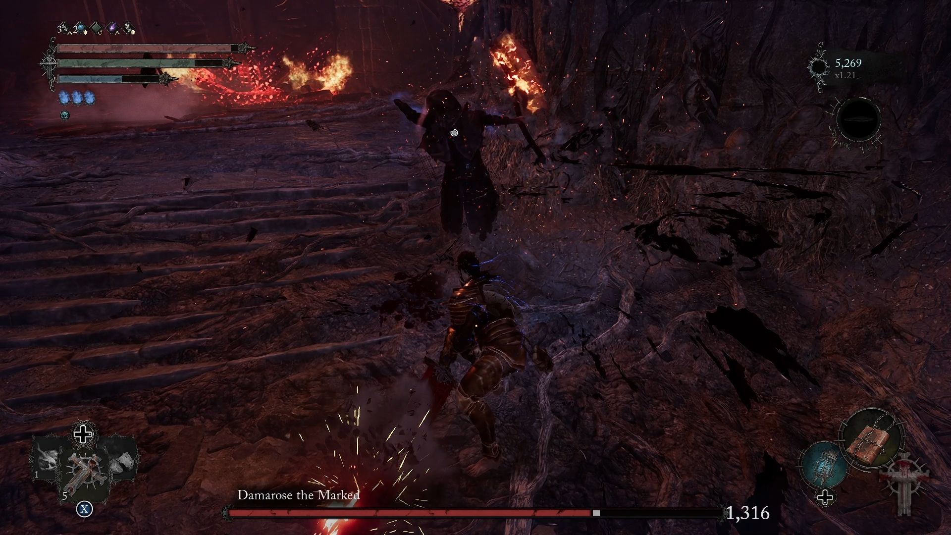Player just attacked Damarose The Marked Lords of the Fallen