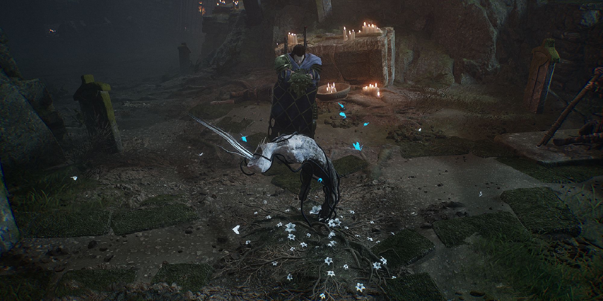 Player standing next to a Vestige Seedling Lords of the Fallen