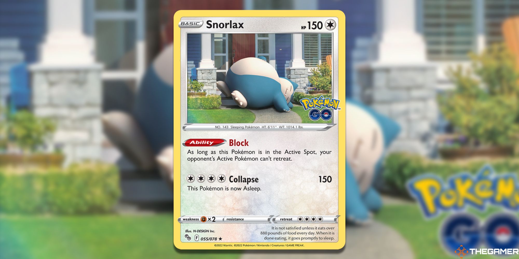 Pokemon TCG Snorlax Card