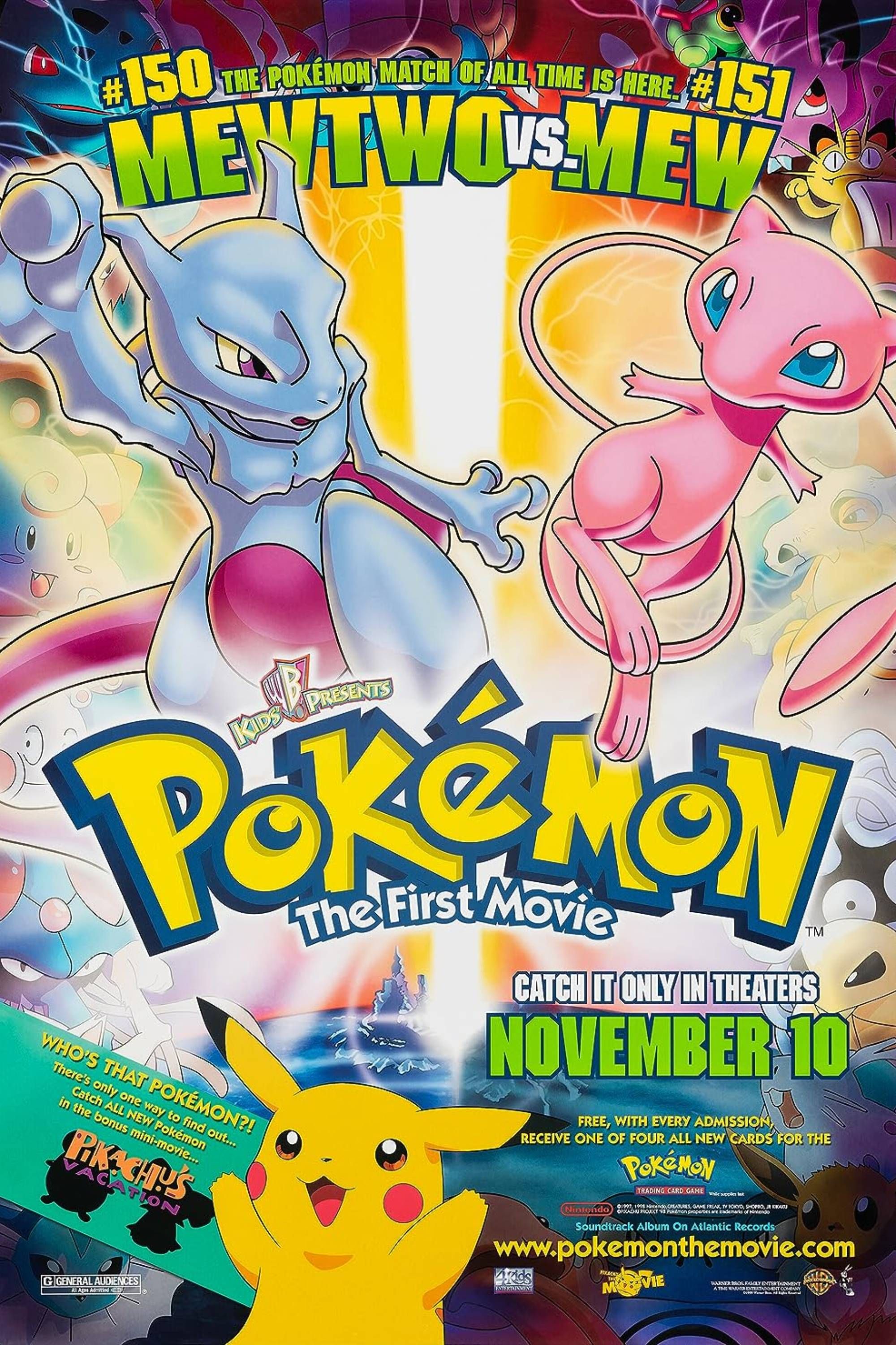 Pokemon the First Movie Theatrical Poster