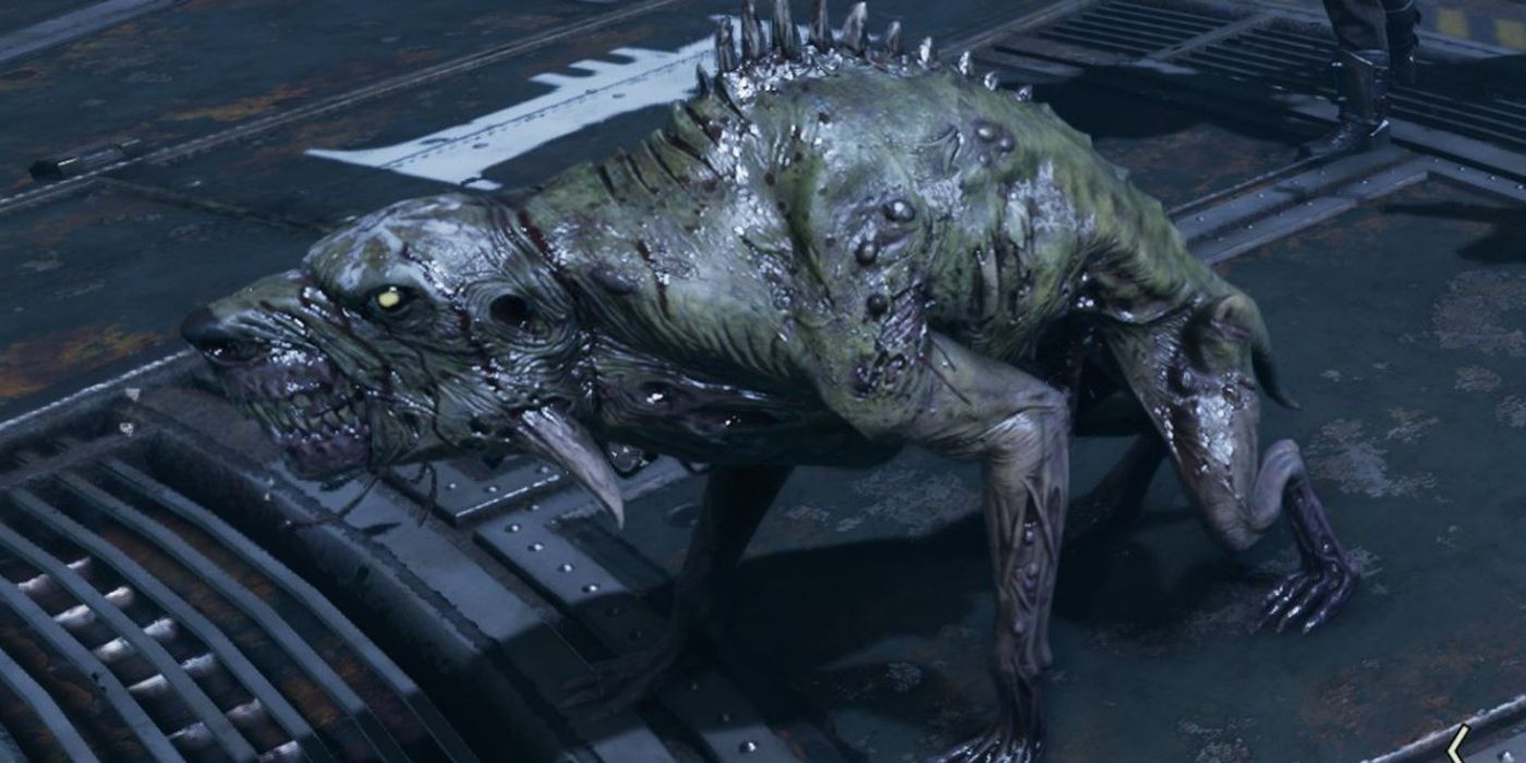 Pox Hound Enemy From Warhammer 40,000: Darktide